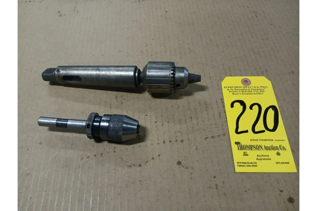 Used _UNKNOWN_ _UNKNOWN_ Drill Chucks Ohio US | Thompson Auctioneers #1547277