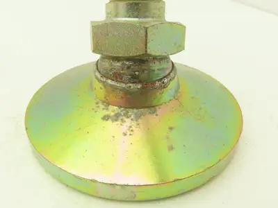 Carr Lane CL-16-SLF Stud Leveling Foot Zink Plated 4" Pad 1" Stud Lot of 4 Read