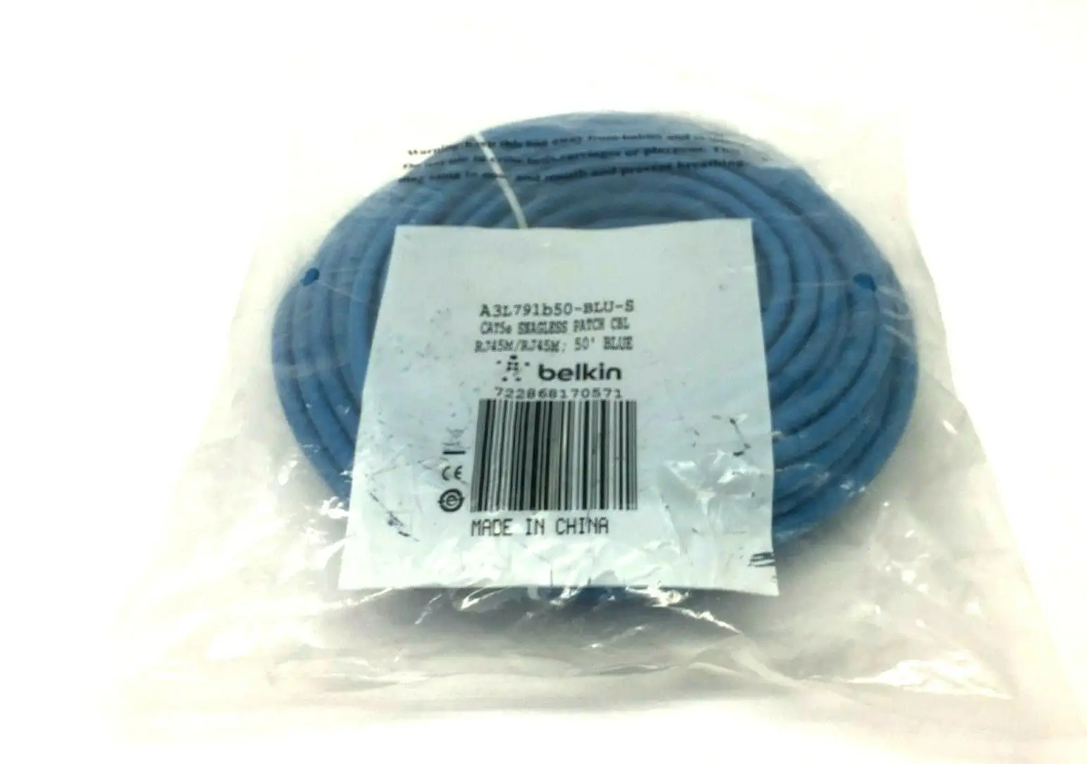 New | in-Stock BELKIN SNAGLESS PATCH CABLE Cable & Wire | Maverick Industrial Sales #1107853
