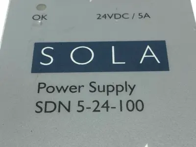 USED SOLA POWER SUPPLY 115/230VAC 2.6/1.4A 50-60HZ