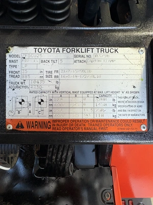 USED 2009 TOYOTA 7FGCU25