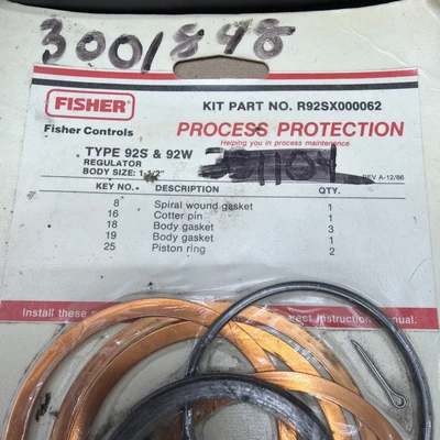 NEW Fisher R92SX000062