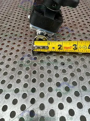 USED ITT PURE FLO .5-316L-RA15MAX-CWP150 BALL VALVE W/ 1.2" SANITARY FITTING