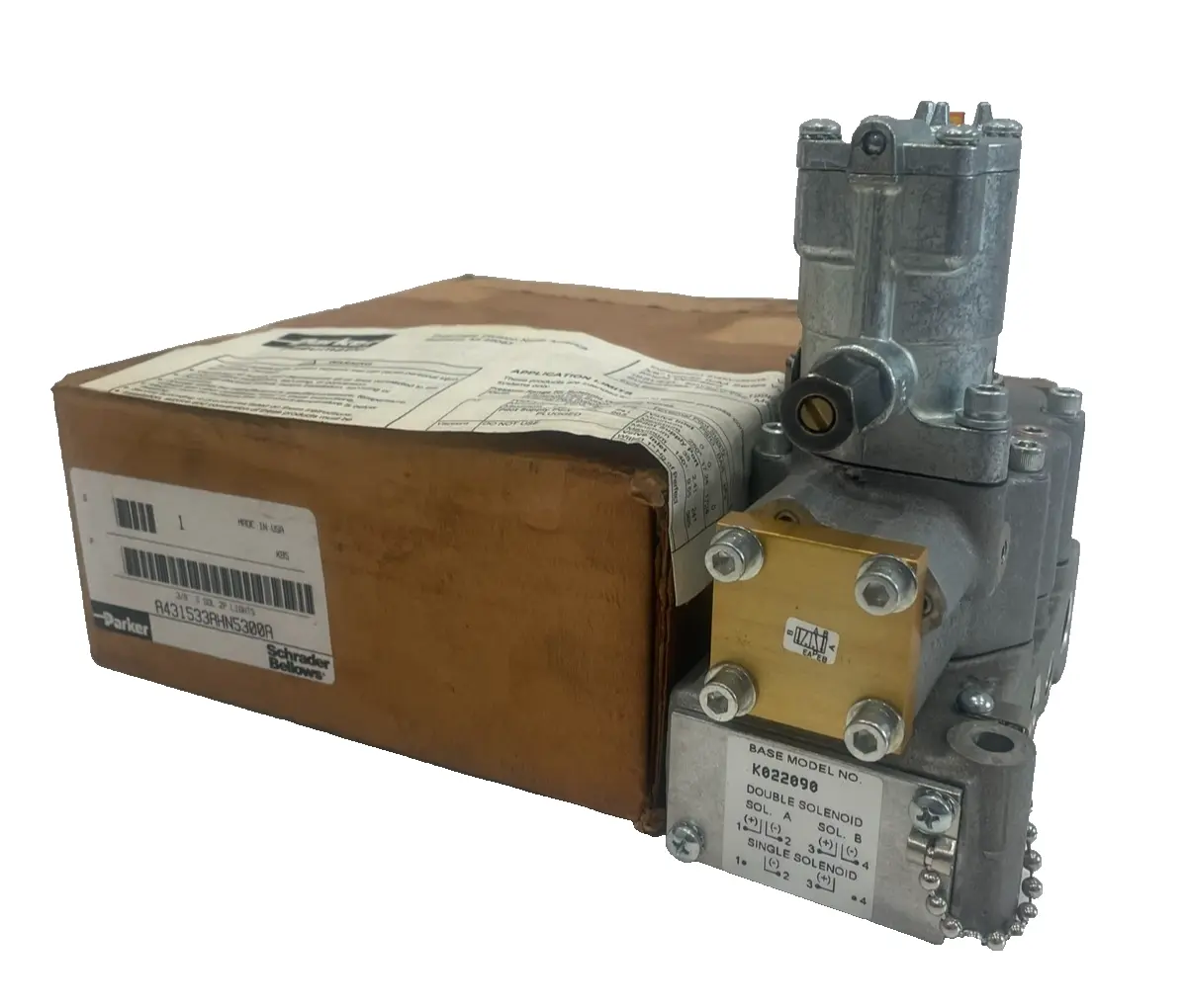 NEW PARKER A431533AHN5300A SOLENOID VALVE 120/110V 60/50HZ