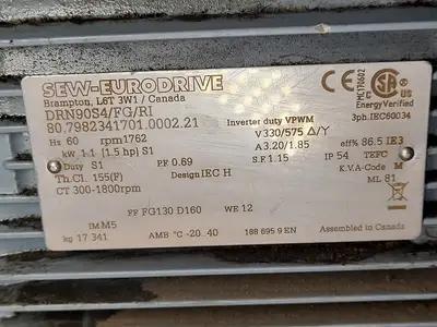 USED SEW-EURODRIVE DRN90S4/FG/RI