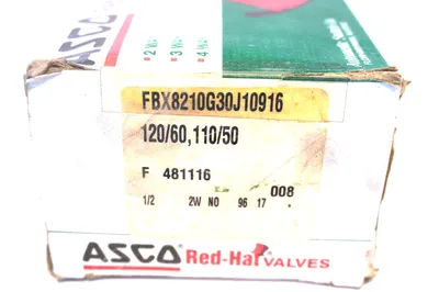 NEW ASCO FBX8210G30J10916 SOLENOID VALVE