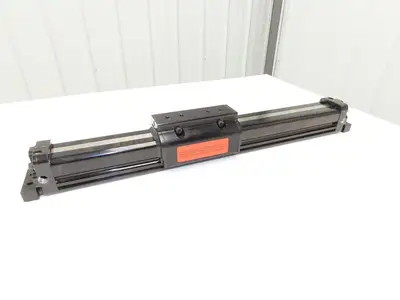 TOL-O-MATIC Rodless Pneumatic Band Cylinder 2" Bore 18.25" Stroke 100 PSI