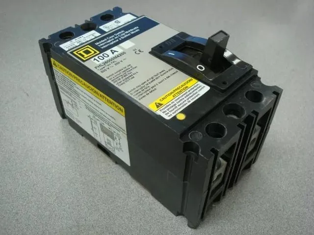 Square D FHL26000M4200 100 Amp Molded Case Switch 600VAC 2 Pole Used