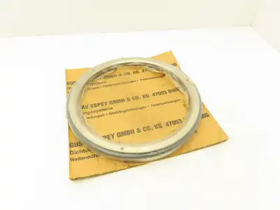 Espey KOM G1762 Carbon Ring Seal w/Rubber O-Ring 12-3/4" OD x 10-3/4" ID
