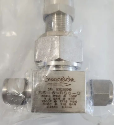 NEW Swagelok SS-6NRS6-G