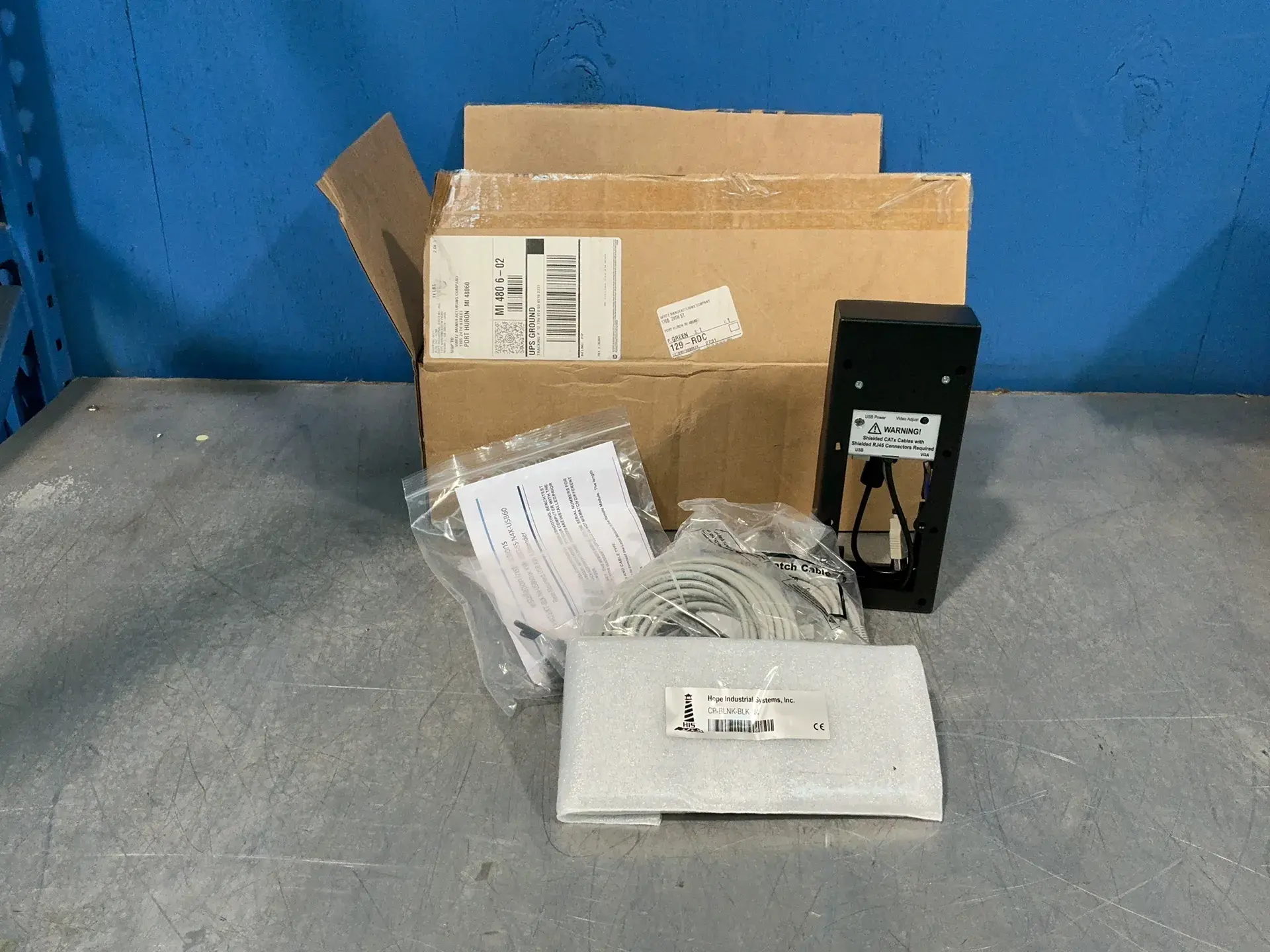 New | in-Stock 2010 HOPE INDUSTRIES KVM2EXTBLKN4USB60 Misc Networking Equipment Ohio US | HGR 24 #1280523