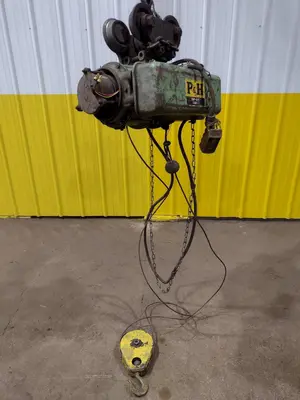 2000 LB 1 TON P&H MODEL ZIP LIFT CABLE HOIST: STOCK #18897