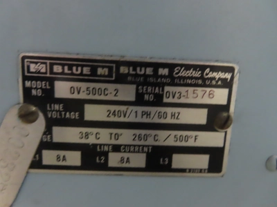 USED Blue M OV-500C-2