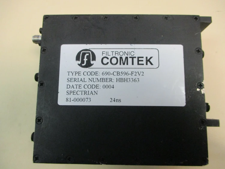 Used Filtronic Comtek 690-CB596-F2V2 Inspection Machines Arizona US | ASSET CONVERSION SPECIALISTS, INC. #320309