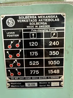 USED SOLBERGA SE725
