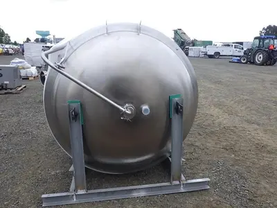 (2) Available - Previously sold 20 bbl/2500L/660Gal jacketed brite tank
