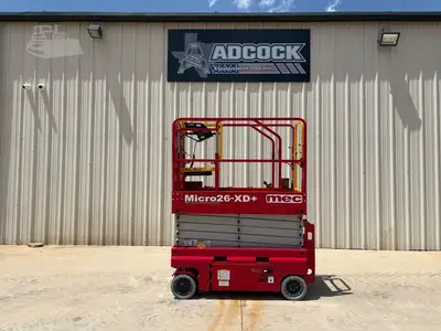 New | in-Stock 2026 MEC MICRO 26XD Scissor Lifters Texas US | Adcock Equipment USA #1524587