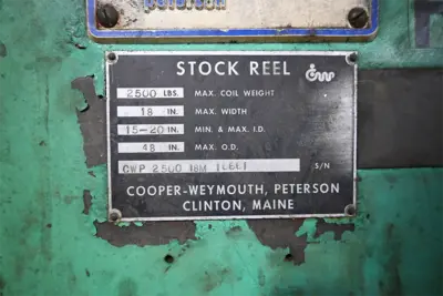 USED COOPER WEYMOUTH CWP 2500 18M