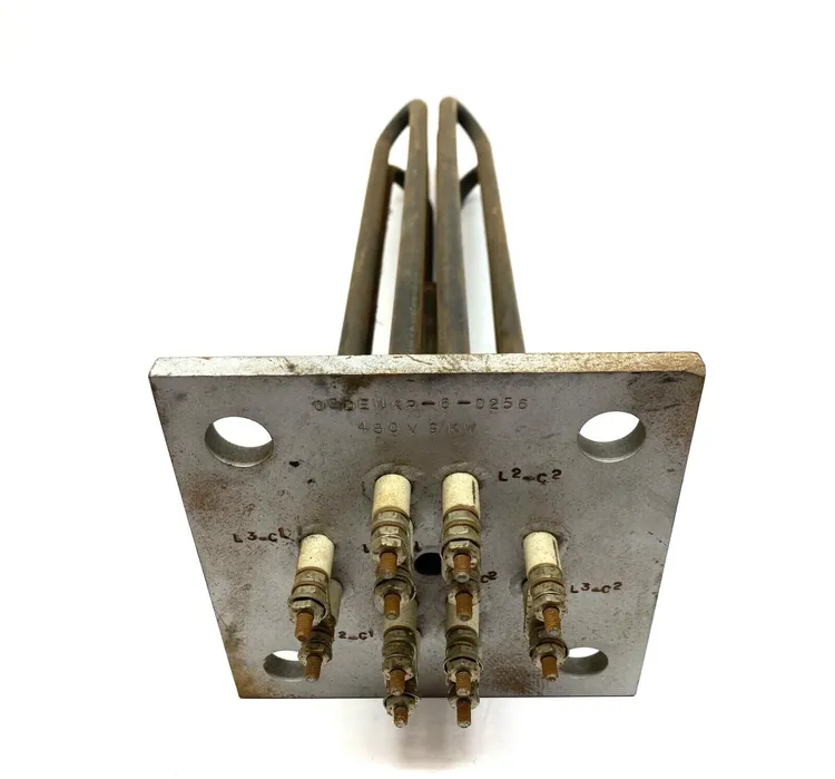 Used TEMPRO IMMERSION HEATER 6" SQUARE 5 ELEMENT 15" LONG Heaters Michigan US | Maverick Industrial Sales #1123078