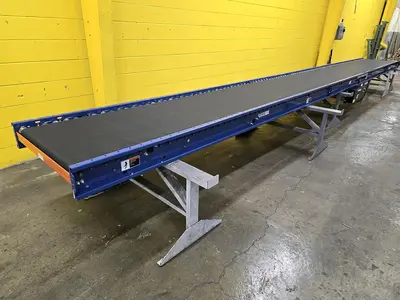 Used MHS ROLLER BED BELT CONVEYOR Belt Conveyors Wisconsin US | Packer City Sales #1297697