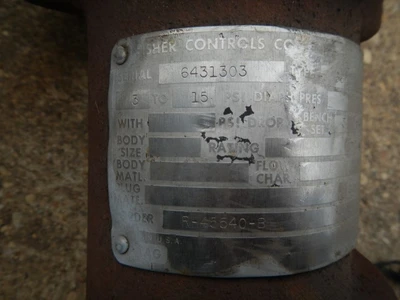 Fisher 1" 150 Class WCB Control Valve