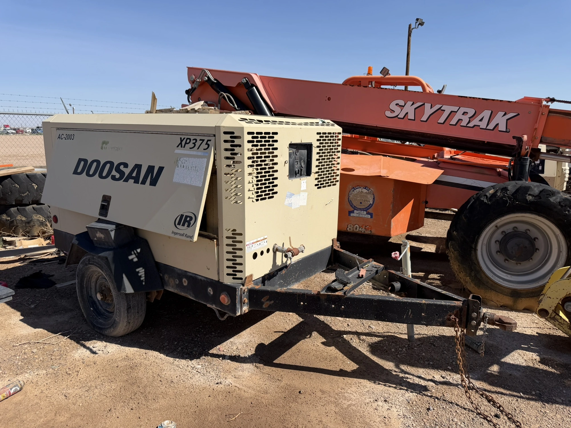 Used _UNKNOWN_ _UNKNOWN_ Air Compressors, Portable Texas US | Miedema Asset Management Group #1312617