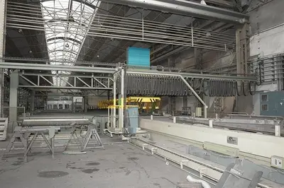 USED FIMEC CRANE WITH MAGNETIC PLATE HOIST 15 TON X 12 500 MM