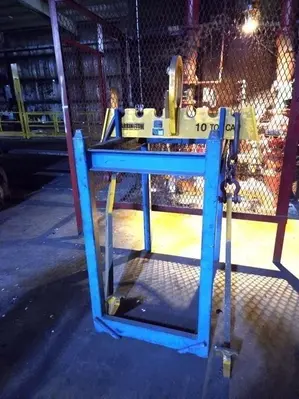 10 TON MODEL #NACL-10-48 HARRINGTON KITO NARROW ARM COIL LIFT PICKER: YOBRO #25233