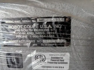 USED ROBOT COUPE R40T