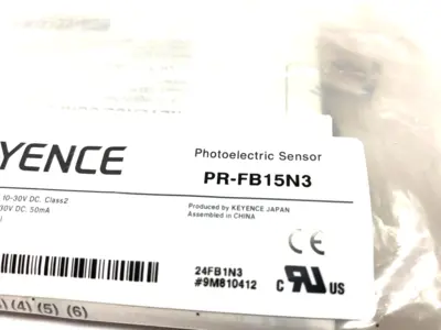 PR-FB15N3 | Keyence  Self-Contained Flat, Reflective Photoelectric Sensor - New