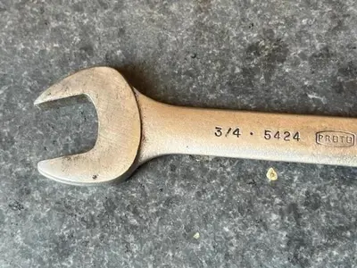Challenger by Proto  5/8-3/4”Double Open End Wrench Made In USA