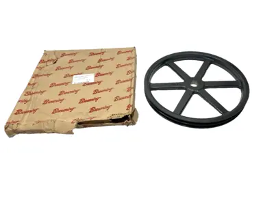 USED BROWNING V-BELT DOUBLE GROOVE SHEAVE PULLEY 1-7/16" BORE 18-3/4" O.D.