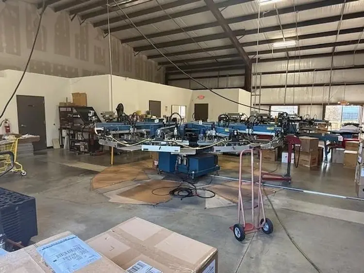 Used 2009 M & R Sportsman Series E Screen Printers Texas US | Pillar Equipment Services #1048876