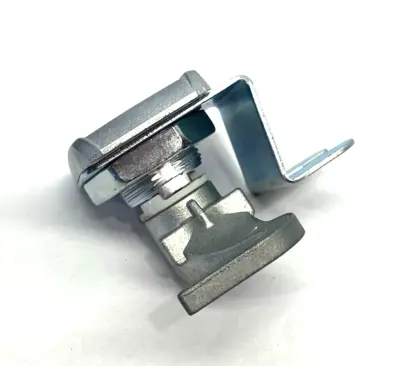 USED RITTAL CAM LOCKING DEVICE FOR ENCLOSURES, ALUMINUM FACE PLATE