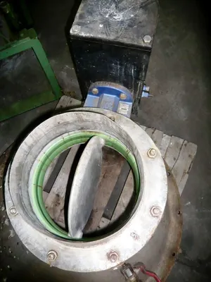 Ellerwerk 736 U-A perforate basket centrifuge, 316SS.