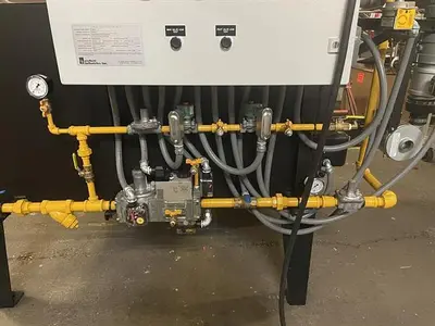 Bauer 322 1000 lb/hr Batch Dry Nut Roaster