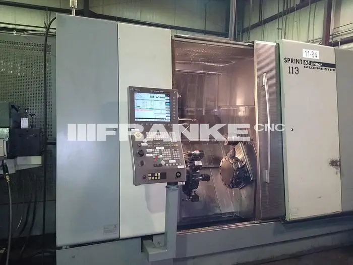 Used 2006 DMG MORI GILDEMEISTER SPRINT 65 LINEAR CNC Lathes | FRANKE CNC, LLC #1382629