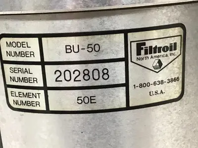 USED FILTROIL BU-50
