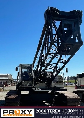Used 2006 TEREX HC80 Crawler Cranes Louisiana US | Proxy Equipment #1377802