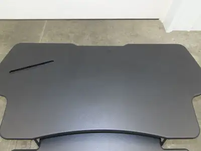 Mount-It! Sit Stand Desk XL 48" Wide Approx. 12" Infinitely Adjustable Height