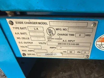 EXIDE D3E-18-850 Battery Charger | ESS Industrial Equipment Sales (4)