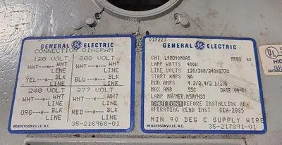 USED GENERAL ELECTRIC L4MD40M0A5