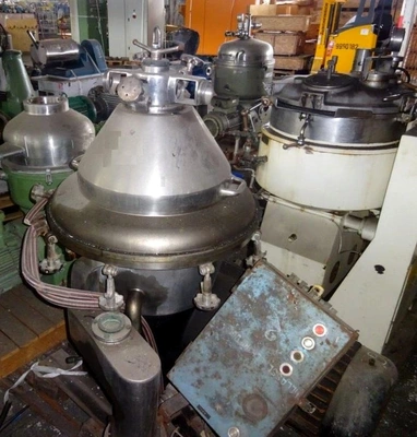 (2) Alfa-Laval HMBRPX 309-34S-50 clarifiers, 316SS.