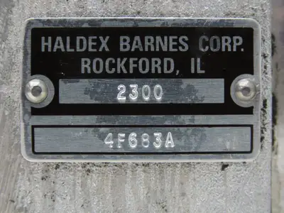 Dayton Haldex 4F683A Hydraulic Power Unit 1.5Gal 1GPM 1500psi 1Hp 460V w/Pendant