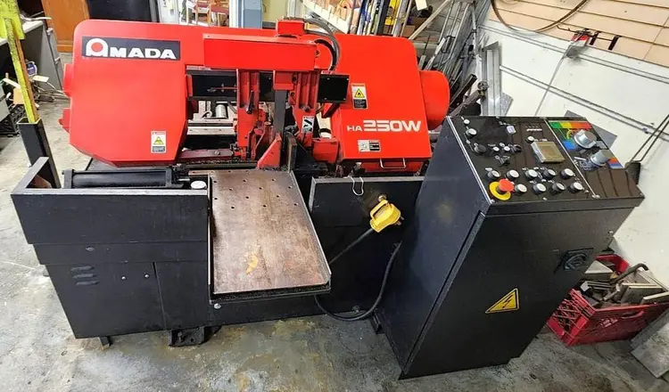 Used 2018 AMADA HA-250W Horizontal Band Saws California US | Wheeler Machinery Sales 5 #144916