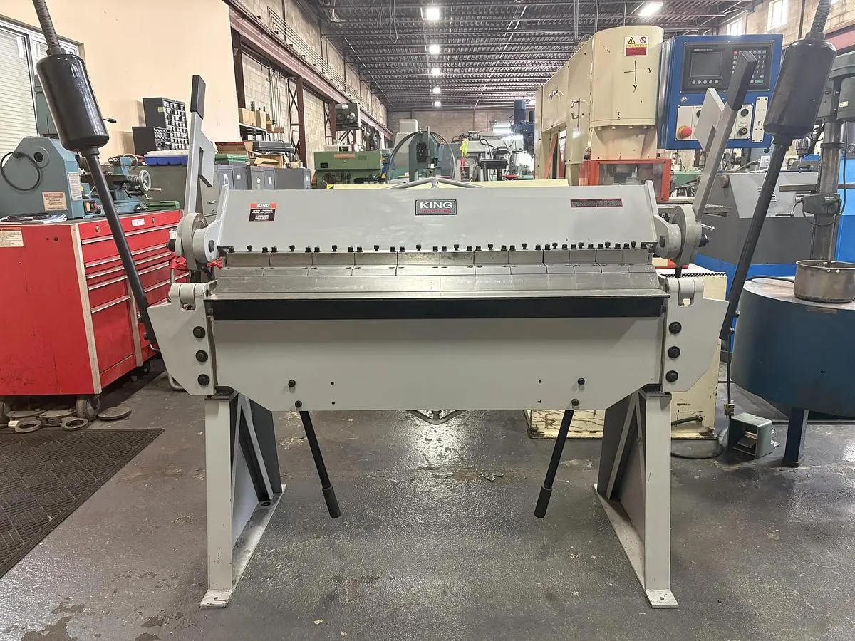 Used 2016 KING INDUSTRIAL 48" 12 GA BOX & PAN BRAKE Press Brakes Ontario CA | Trader Machinery Inc #1348251
