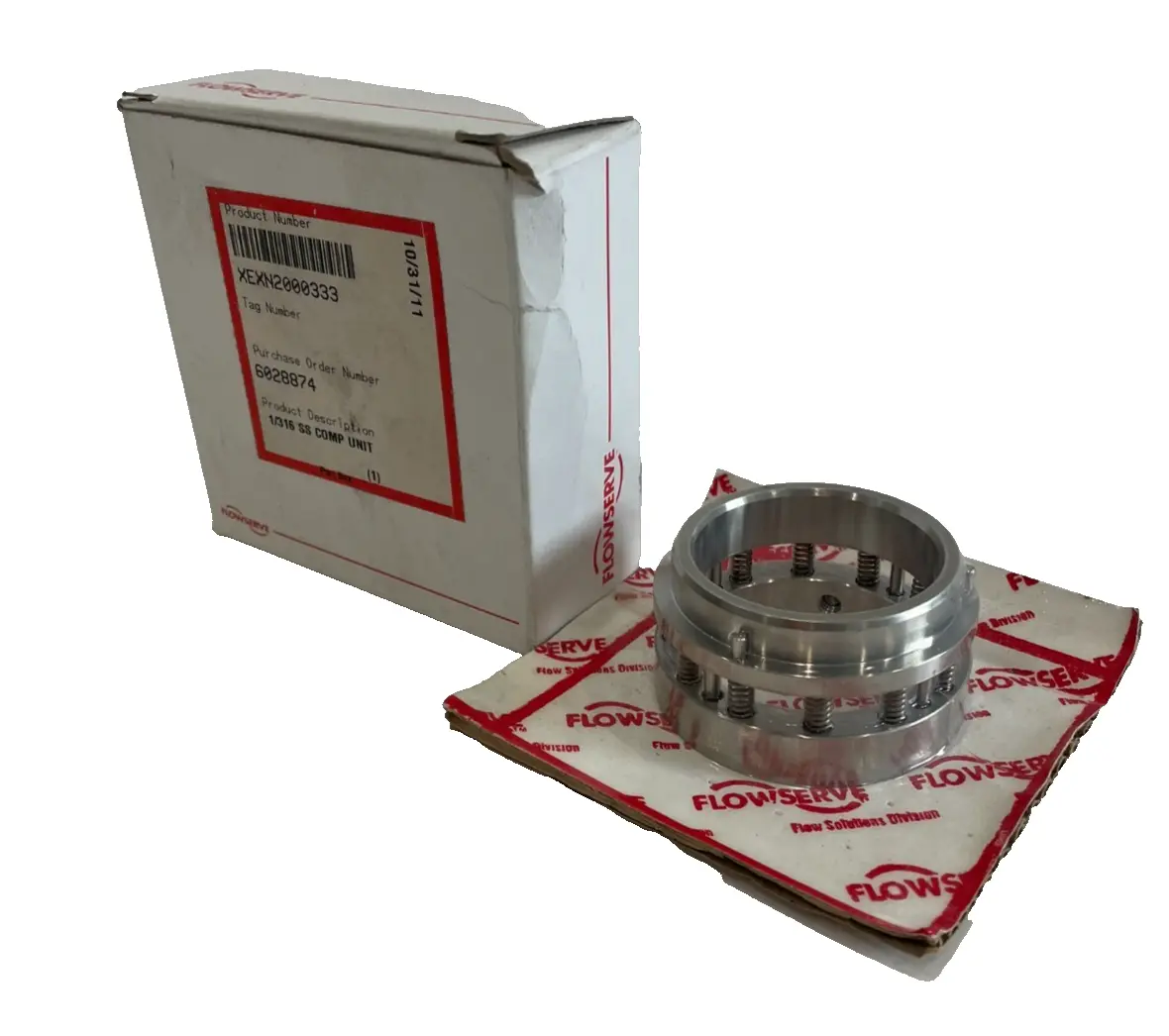 NEW FLOWSERVE 1/316 SS COMP UNIT XEXN2000333 NE3N2000333-2