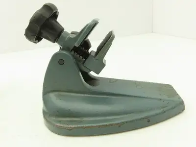 SPI 12-460 Cast Iron Micrometer Stand W/Padded Jaws Open To 20mm Lot of 3