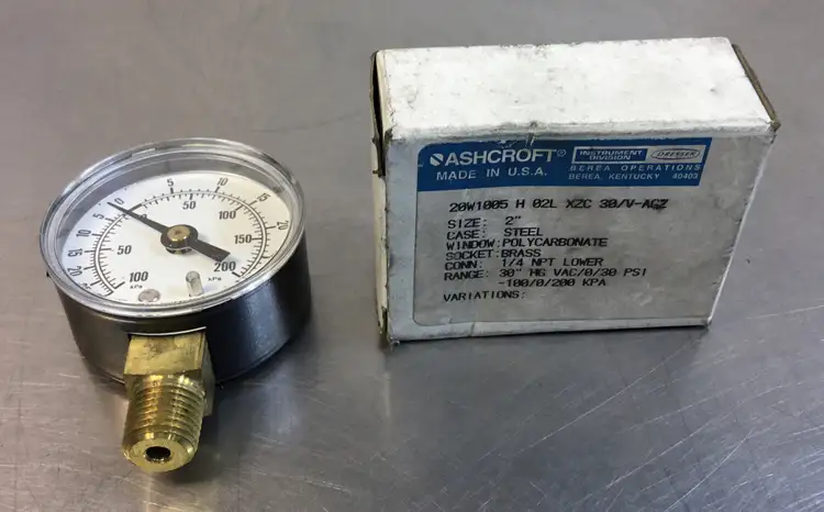 Used Ashcroft Pressure Gauge Vacuum Gauges / Controllers South Carolina US | Palmetto Automation #1161691