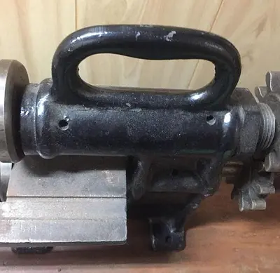 3118-385 Antique Bench Model Hand Operated Slitter, Circa 1900